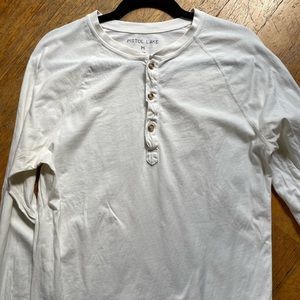Pistol Lake Long Sleeve Cotton Henley